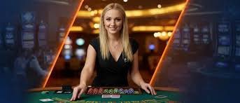 Texas Hold'em Bonus table layout with live dealer and community cards displayed